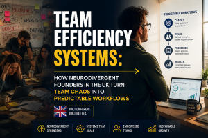 Team Efficiency Systems: How Neurodivergent Founders in the UK Turn Team Chaos into Predictable Workflows