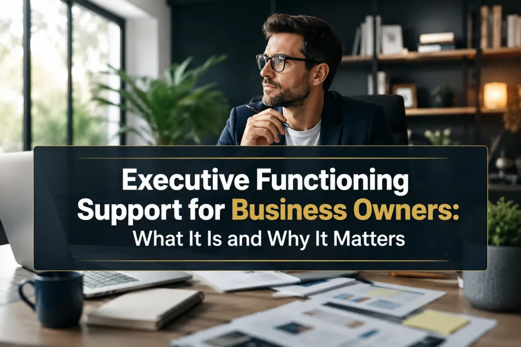 Executive Functioning Support for Business Owners: What It Is and Why It Matters