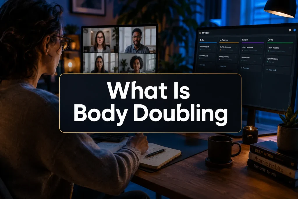 What Is Body Doubling, And How a Body Doubling Virtual Assistant Uses It to Help ADHD Entrepreneurs